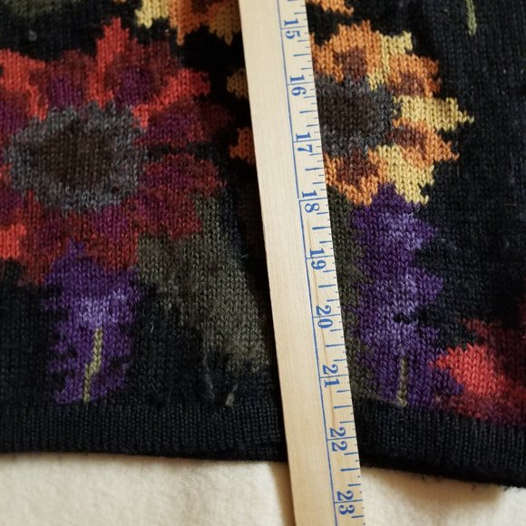 Vintage Alpaca Handknit Sweater, Crewneck, Women's sz L - Picture 7 of 10